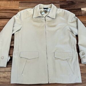 J.Crew Utility Jacket Tan 100% Cotton Classic Twill Chino Outdoor